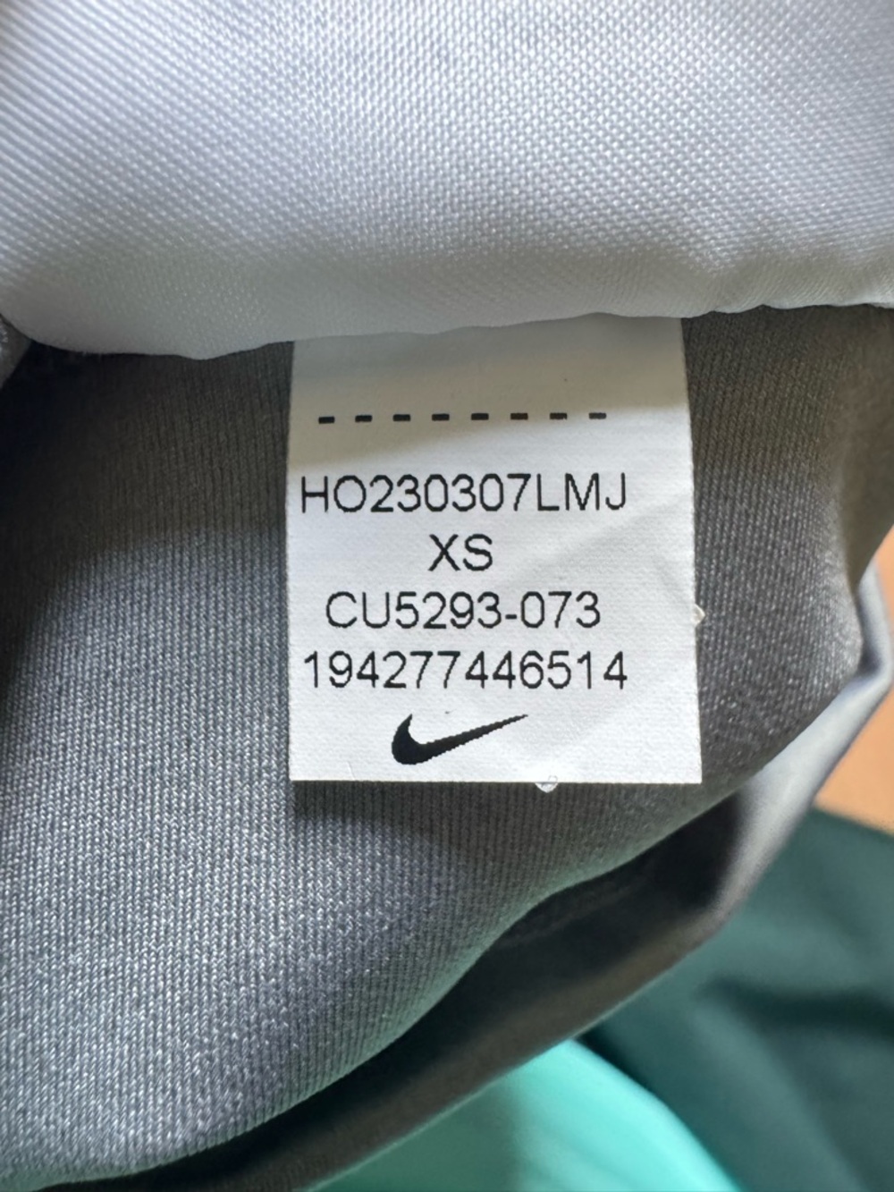 Nike Yoga Dri Fit Grey High Waisted Leggings Activewear XS - Picture 9 of 9